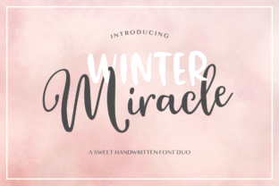 Winter Miracle: A Winter-Themed Font